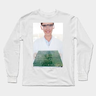 Circuit board manufacture (F003/3921) Long Sleeve T-Shirt